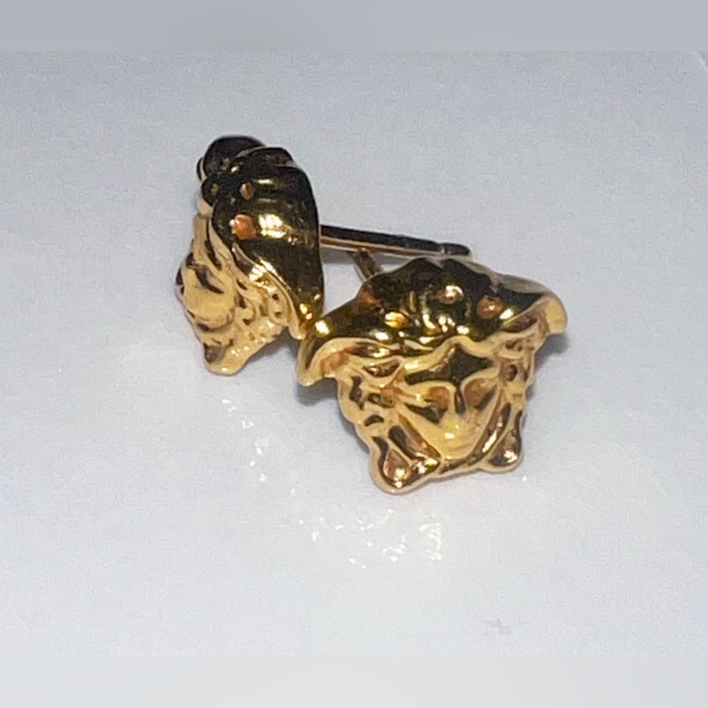 Versace stud earrings